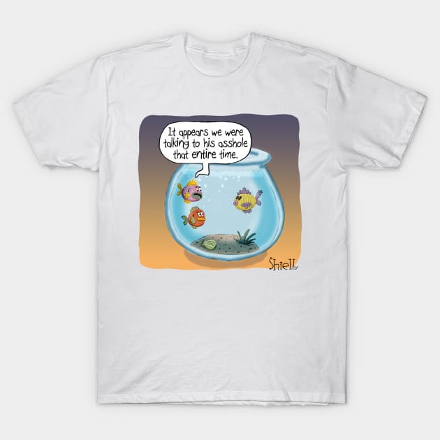 Fish Ass Hole T-Shirt by macccc8